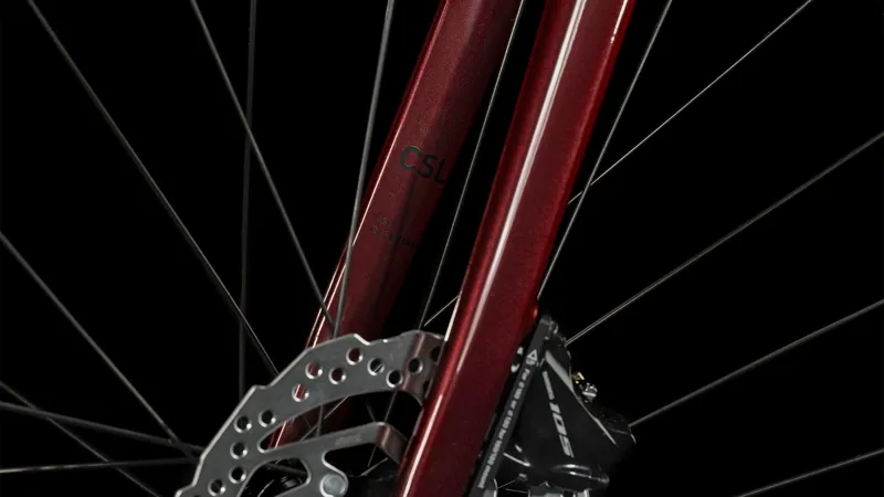 Cube Attain SLX Road Bike in Deep Red/Red - 2024-5